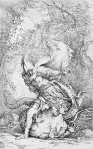 杰森和龙》，约1663-64。 作者 救世主罗莎