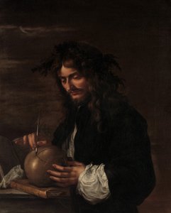 自画像，约。 1647。 作者 救世主罗莎