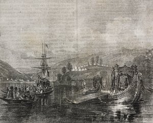 Buyukdere Valley and Baghtche-keui aqueduct, Turkey, lithograph by Salvatore Puglia from Poliorama Pittoresco, n 40, May 11   1458324   zh       chinese Successfully Translated  Original: The Church of St. Mary le Bow in Cheapside London Translat: The Chur 作者 萨尔瓦多·普利亚