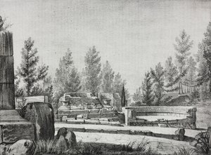 View of ruins of Pompeii, Campania, Italy, lithograph by Salvatore Puglia from Poliorama Pittoresco, n 7, September 25   1458080   zh       chinese Successfully Translated  Original: Lewes Bridge, Sussex Translat: Lewes Bridge, Sussex 1442768 zh chinese Su 作者 萨尔瓦多·普利亚