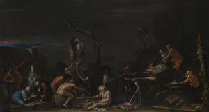 魔咒的女巫，c。 1646