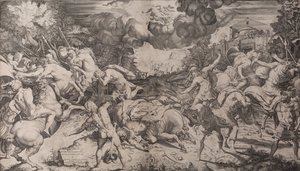 圣保罗的皈依》，1545年。 作者 萨尔维亚蒂