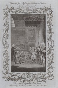 The Duke of Queensberry and Dover Presenting the Act of Union to Queen Anne (engraving) 作者 塞缪尔（之后）鲸鱼
