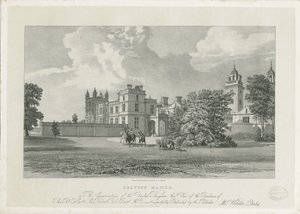 德雷顿·巴塞特（Drayton Bassett）-“德雷顿庄园”（Drayton Manor）：版画，nd [？19th cent] 作者 塞缪尔·雷纳