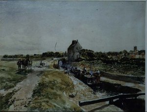 Keynsham Lock 作者 塞缪尔·鲍