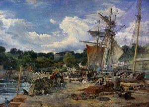 The Pier Head，Aberdour，Firth of Forth，1865