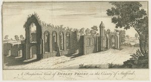 Dudley Priory: 雕刻品 作者 塞缪尔·巴克（Samuel Buck）
