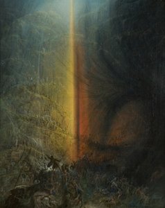 法老的圣体的毁灭，约 1830 年（布面油画）