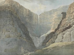 有瀑布的洛基峡谷 作者 塞缪尔·戴维斯（Samuel Davis）