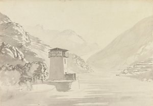 旺德波尔[旺堆 Phodrang]桥上的景色 作者 塞缪尔·戴维斯（Samuel Davis）