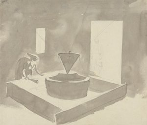 操作设备（面粉机？） 作者 塞缪尔·戴维斯（Samuel Davis）