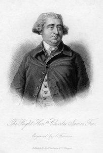 查尔斯·詹姆斯·福克斯（Charles James Fox）1749-1806，辉格党政治家，十九世纪。