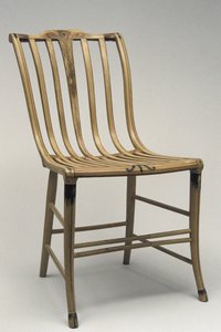 侧椅c。 1808-1812（桦木，橡木山毛榉木，油漆） 作者 塞缪尔·格拉格