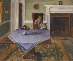 农场内部，约1924年。