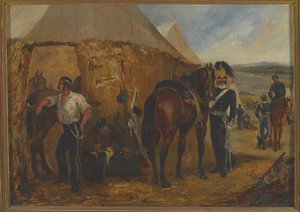 1853年6月14日至8月25日，第六届龙骑兵卫兵在乔巴姆营地