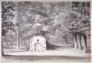 伦敦格林威治公园的一个冰室或管道，1772年