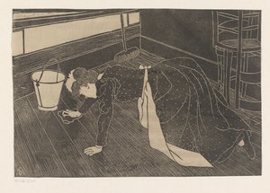 擦洗女工