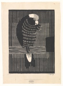 Rosékaketoe 作者 Samuel Jessurun de Mesquita（艺术家签名）