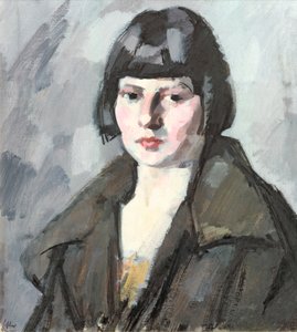一个年轻女孩的头，c.1920