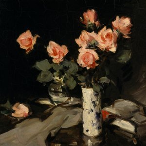 玫瑰（布面油画） 作者 塞缪尔·约翰·佩普洛