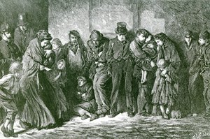 无家可归和饥饿，1869年