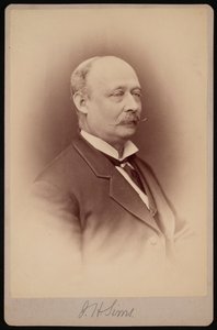 J.H. Sims的肖像，1876至1880年间。