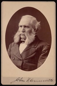 约翰-富兰克林-法思沃斯1820-1897年的肖像，1897年之前。 作者 塞缪尔·蒙塔古·法塞特