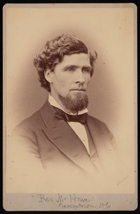 豪牧师的肖像，1876至1880年间。 作者 Samuel Montague Fassett