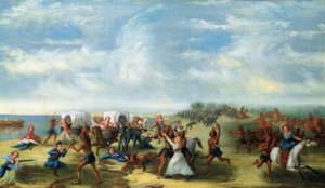 1812年8月15日，迪尔伯恩堡大屠杀 作者 塞缪尔·佩奇