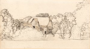 肖勒姆的古老谷仓 作者 塞缪尔·帕尔默（Samuel Palmer）