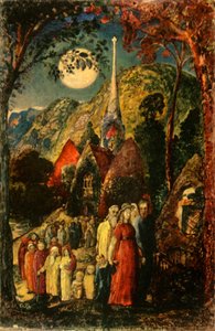 从晚间教堂来》，1830年，1947年。