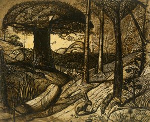 清晨，1825年 作者 塞缪尔·帕尔默（Samuel Palmer）