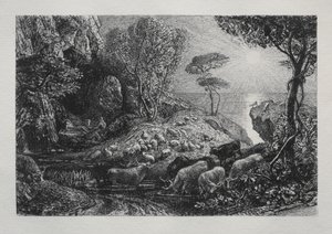 摩尔里斯和加拉太亚 作者 塞缪尔·帕尔默（Samuel Palmer）