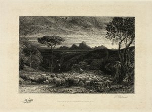 打开折页 作者 塞缪尔·帕尔默（Samuel Palmer）