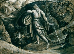 露丝从塞缪尔·帕默 (Samuel Palmer) 的拾穗中归来 作者 塞缪尔·帕尔默（Samuel Palmer）