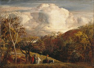 明亮的云 作者 塞缪尔·帕尔默（Samuel Palmer）