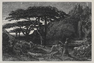 赛普拉斯丛林园 作者 塞缪尔·帕尔默（Samuel Palmer）