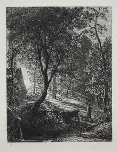 牧民小屋 作者 塞缪尔·帕尔默（Samuel Palmer）