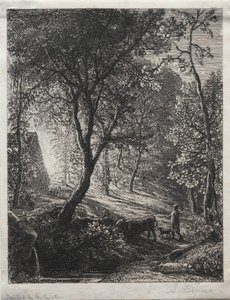 牧民小屋 作者 塞缪尔·帕尔默（Samuel Palmer）