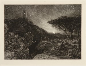 孤独之塔 作者 塞缪尔·帕尔默（Samuel Palmer）