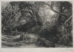 生命的早晨，1860-1861年。 作者 塞缪尔·帕尔默（Samuel Palmer）