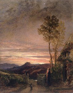 云雀升起》（木板油画） 作者 塞缪尔·帕尔默（Samuel Palmer）