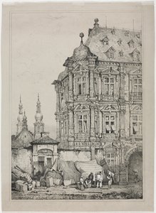 1833年，德国美因茨马丁斯堡城堡。