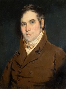 塞缪尔-拉文的自画像，1816年。 作者 塞缪尔·拉文（Samuel Raven）