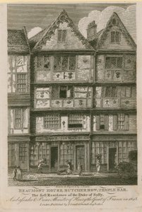 Beaumont House，Butcher Row，Temple Bar 作者 塞缪尔·罗尔（Samuel Rawle）