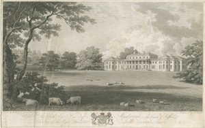 舒格伯勒大厅：雕刻，nd [c 1802] 作者 塞缪尔·罗尔（Samuel Rawle）