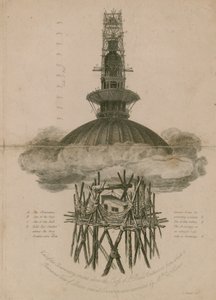 天文台竖立在圣保罗大教堂的十字架上方