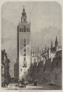 西班牙塞维利亚的一条街道，Giralda