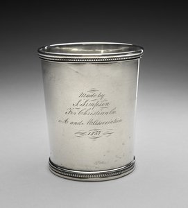 不倒翁c。 1857（银） 作者 塞缪尔·辛普森（Samuel Simpson）