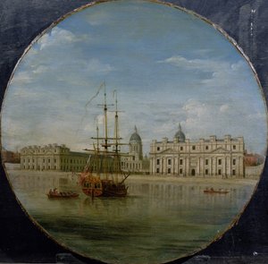 1748年，来自河的格林威治医院 作者 塞缪尔·瓦尔
